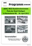 Programme cover of Hockenheimring, 10/04/2011