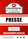 Ticket for Hockenheimring, 09/09/2018
