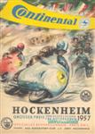 Programme cover of Hockenheimring, 19/05/1957