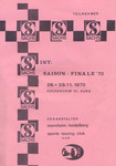 Programme cover of Hockenheimring, 29/11/1970