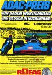 Programme cover of Hockenheimring, 01/10/1972