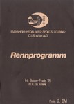 Programme cover of Hockenheimring, 28/11/1976