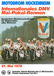 Programme cover of Hockenheimring, 21/05/1978