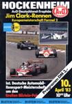 Programme cover of Hockenheimring, 10/04/1983