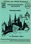 Programme cover of Hockenheimring, 08/10/1983