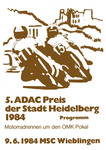 Programme cover of Hockenheimring, 09/06/1984