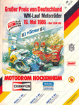 Programme cover of Hockenheimring, 19/05/1985