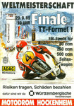 Programme cover of Hockenheimring, 29/09/1985
