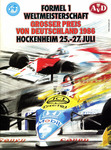 Programme cover of Hockenheimring, 27/07/1986