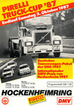 Programme cover of Hockenheimring, 03/10/1987