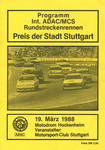 Programme cover of Hockenheimring, 19/03/1988