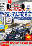 Programme cover of Hockenheimring, 29/05/1988