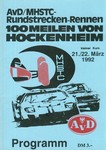 Hockenheimring, 02/03/1992