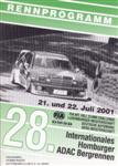 Programme cover of Homburg Hill Climb, 22/07/2001