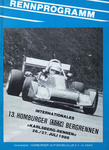 Programme cover of Homburg Hill Climb, 27/07/1986
