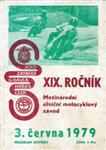 Programme cover of Horice, 03/06/1979