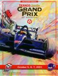 Programme cover of Houston Street Circuit, 07/10/2001