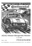 Programme cover of Höxter Hill Climb, 09/07/1967