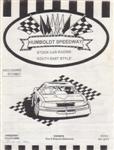 Programme cover of Humboldt Speedway, 10/06/1994