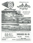 Programme cover of Afton Speedway, 06/08/2010