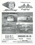 Programme cover of Afton Speedway, 27/08/2010