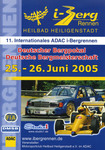 Programme cover of Iberg Hill Climb, 26/06/2005