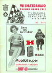 Programme cover of Imatranajo, 04/08/1968