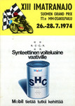Programme cover of Imatranajo, 28/07/1974