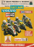 Programme cover of Imola, 04/09/1983