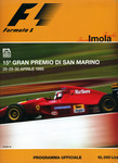 Programme cover of Imola, 30/04/1995