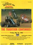 Programme cover of Indiana State Fairgrounds, 22/05/1992