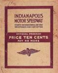 Programme cover of Indianapolis Motor Speedway, 30/05/1914