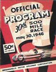 Programme cover of Indianapolis Motor Speedway, 30/05/1946