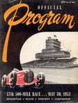 Programme cover of Indianapolis Motor Speedway, 30/05/1953