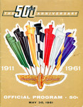 Programme cover of Indianapolis Motor Speedway, 30/05/1961