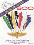 Programme cover of Indianapolis Motor Speedway, 27/05/1972