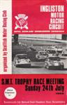 Programme cover of Ingliston Circuit, 24/07/1966