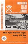 Programme cover of Ingliston Circuit, 12/05/1968
