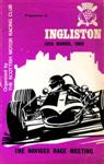 Programme cover of Ingliston Circuit, 30/03/1969