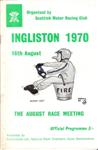 Programme cover of Ingliston Circuit, 16/08/1970