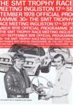 Programme cover of Ingliston Circuit, 17/09/1978