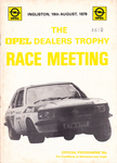 Programme cover of Ingliston Circuit, 19/08/1979