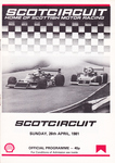 Programme cover of Ingliston Circuit, 26/04/1981