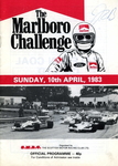 Programme cover of Ingliston Circuit, 10/04/1983