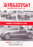 Programme cover of Ingliston Circuit, 02/10/1983