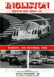 Programme cover of Ingliston Circuit, 12/10/1986