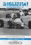 Programme cover of Ingliston Circuit, 13/08/1989
