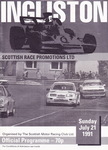 Programme cover of Ingliston Circuit, 21/07/1991