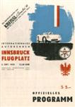 Programme cover of Innsbruck Airport, 04/10/1959