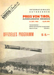 Programme cover of Innsbruck Airport, 08/10/1960
